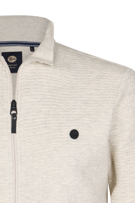 Petrol Industries men sweater collar zip